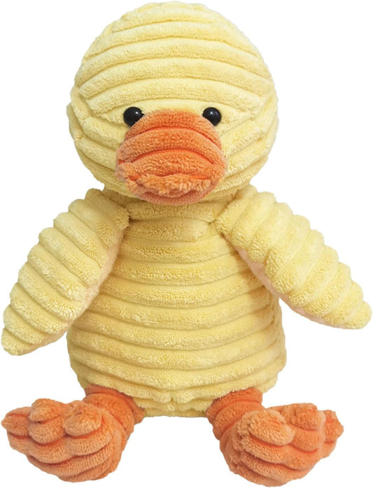 Corduroy Duck Soft Plush Stuffed Animal Toy, Yellow 9 Inch | Soft Cuddly Plushie Hugger Toy for Boys Girls,Cute Gifts for Kids or Girlfriend,Comfort & Cuddling