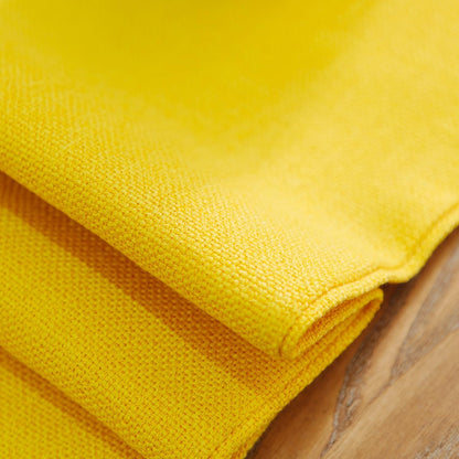 4 Piece Soft Handmade Faux Linen Place Mats Heat Resistant Dining Table Place Mats Kitchen Table Mats 12x18 Yellow