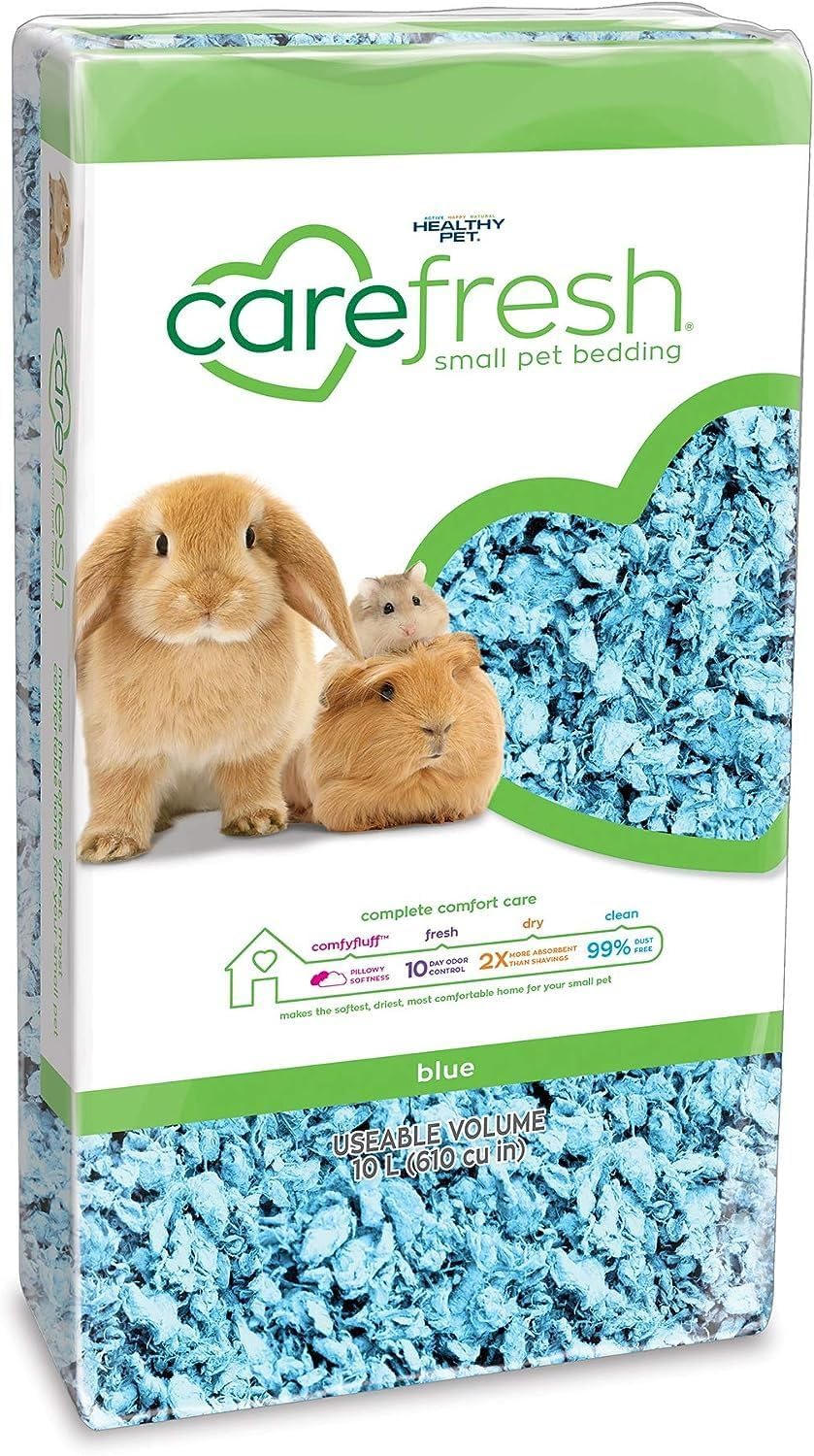 Confetti Small Pet Bedding, 99% Dust-Free Natural Paper with Superior 10 Day Odor Control & Absorption for Guinea Pigs, Hamsters, 50L, (Pack May Vary) (L0410) | 2X more absorbent, 99% dust free, odor control, Biodegradable and compostable, For hamsters,