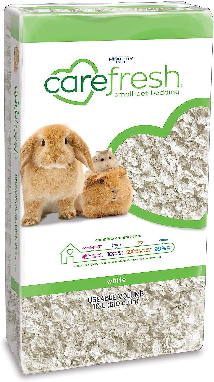 Confetti Small Pet Bedding, 99% Dust-Free Natural Paper with Superior 10 Day Odor Control & Absorption for Guinea Pigs, Hamsters, 50L, (Pack May Vary) (L0410) | 2X more absorbent, 99% dust free, odor control, Biodegradable and compostable, For hamsters,