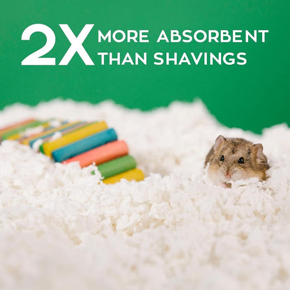 Confetti Small Pet Bedding, 99% Dust-Free Natural Paper with Superior 10 Day Odor Control & Absorption for Guinea Pigs, Hamsters, 50L, (Pack May Vary) (L0410) | 2X more absorbent, 99% dust free, odor control, Biodegradable and compostable, For hamsters,