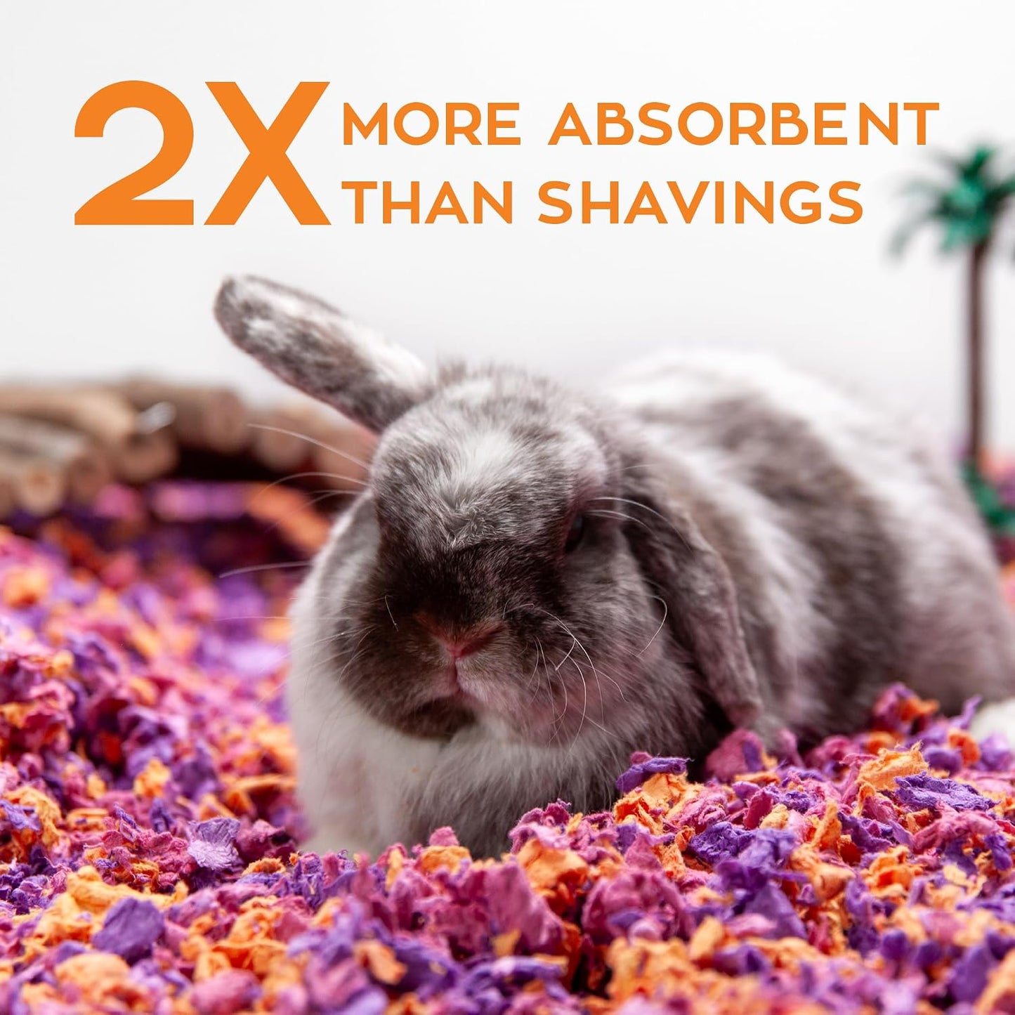Confetti Small Pet Bedding, 99% Dust-Free Natural Paper with Superior 10 Day Odor Control & Absorption for Guinea Pigs, Hamsters, 50L, (Pack May Vary) (L0410) | 2X more absorbent, 99% dust free, odor control, Biodegradable and compostable, For hamsters,
