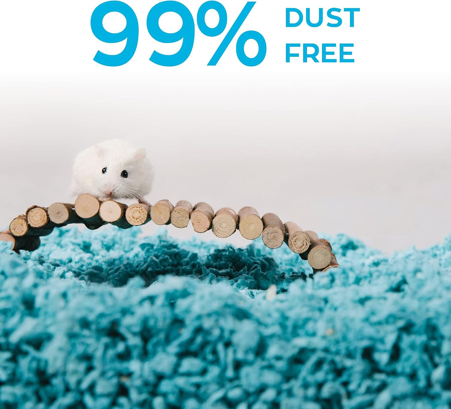 Confetti Small Pet Bedding, 99% Dust-Free Natural Paper with Superior 10 Day Odor Control & Absorption for Guinea Pigs, Hamsters, 50L, (Pack May Vary) (L0410) | 2X more absorbent, 99% dust free, odor control, Biodegradable and compostable, For hamsters,