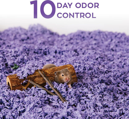 Confetti Small Pet Bedding, 99% Dust-Free Natural Paper with Superior 10 Day Odor Control & Absorption for Guinea Pigs, Hamsters, 50L, (Pack May Vary) (L0410) | 2X more absorbent, 99% dust free, odor control, Biodegradable and compostable, For hamsters,