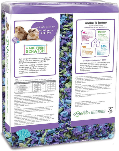 Confetti Small Pet Bedding, 99% Dust-Free Natural Paper with Superior 10 Day Odor Control & Absorption for Guinea Pigs, Hamsters, 50L, (Pack May Vary) (L0410) | 2X more absorbent, 99% dust free, odor control, Biodegradable and compostable, For hamsters,