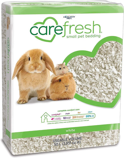 Confetti Small Pet Bedding, 99% Dust-Free Natural Paper with Superior 10 Day Odor Control & Absorption for Guinea Pigs, Hamsters, 50L, (Pack May Vary) (L0410) | 2X more absorbent, 99% dust free, odor control, Biodegradable and compostable, For hamsters,