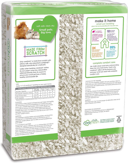 Confetti Small Pet Bedding, 99% Dust-Free Natural Paper with Superior 10 Day Odor Control & Absorption for Guinea Pigs, Hamsters, 50L, (Pack May Vary) (L0410) | 2X more absorbent, 99% dust free, odor control, Biodegradable and compostable, For hamsters,