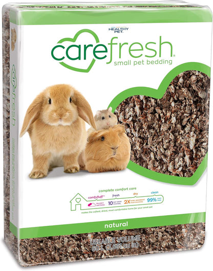 Confetti Small Pet Bedding, 99% Dust-Free Natural Paper with Superior 10 Day Odor Control & Absorption for Guinea Pigs, Hamsters, 50L, (Pack May Vary) (L0410) | 2X more absorbent, 99% dust free, odor control, Biodegradable and compostable, For hamsters,