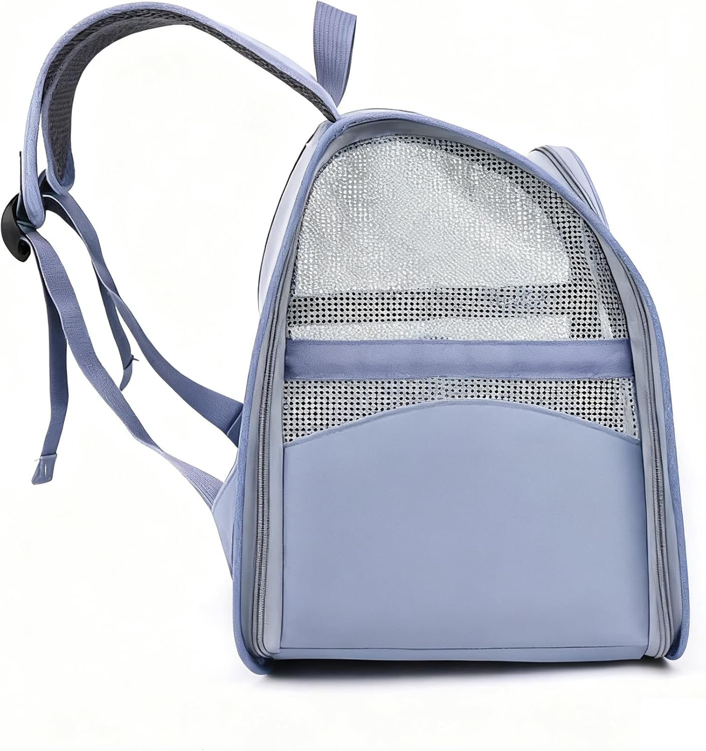 Pet Backpack Carrier, Traveler Breathable Transparent Carrier for Cats or Dogs, Large Space and Foldable Pet Carrier for Travel, Hiking, Shopping, and Vet, Cute, Suitable for Kids (Yellow)